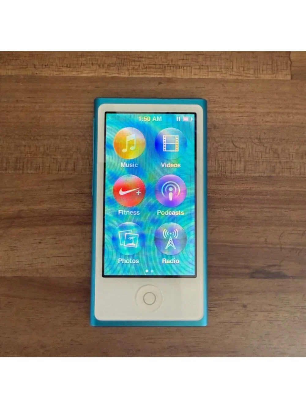 Apple iPod Nano 7th Gen 16GB Blue With New Earbuds *TESTED*